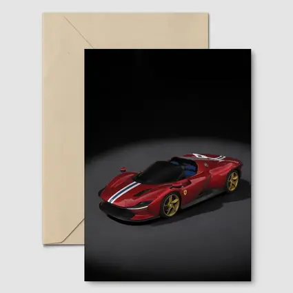 Ferrari Daytona SP3 Red Studio Shot
