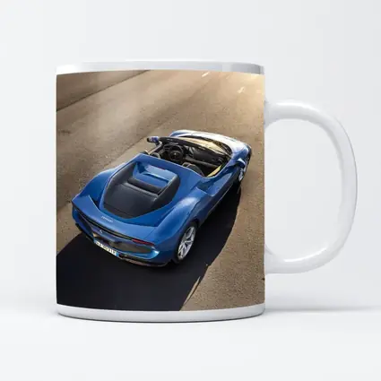 Ferrari Daytona SP3 Blue Open Road