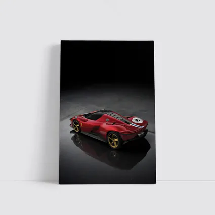 Ferrari Daytona SP3 Red Supercar Studio Shot