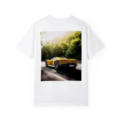Ferrari Daytona SP3 Yellow On Road