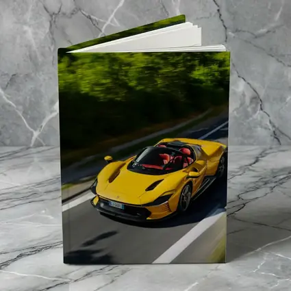 Ferrari Daytona SP3 Yellow Road Drive