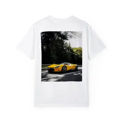 Ferrari Daytona SP3 Yellow Road Drive