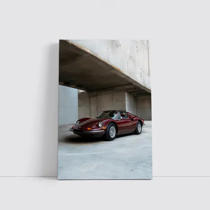 Ferrari Dino 246 GT Concrete Parking Structure