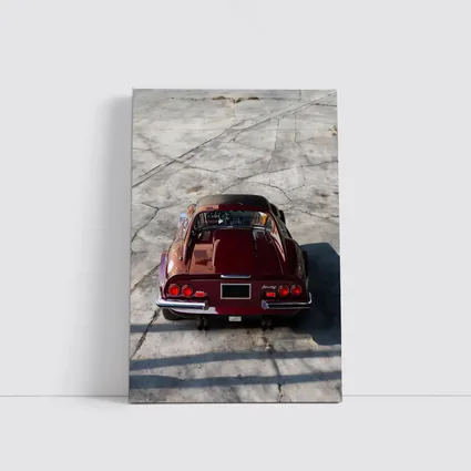 Ferrari Dino 246 GT Concrete Lot Rear