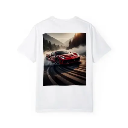Ferrari F8 Drifting Mountain Road Smoke