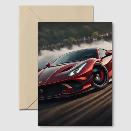 Ferrari F8 Drifting on Race Track