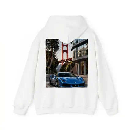Ferrari F8 Blue Golden Gate Bridge