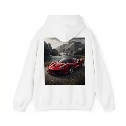 Ferrari F8 Red Supercar Mountain Lake