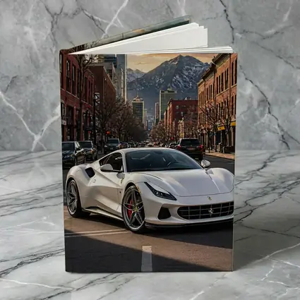 Ferrari F8 White City Mountain Street