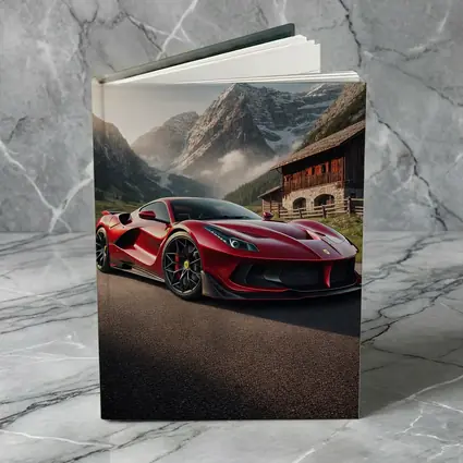 Ferrari F8 Red Mountain Alpine Road