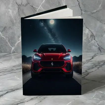 Ferrari Purosangue Red SUV Starry Night