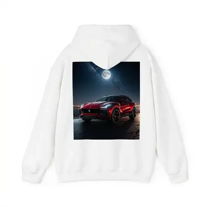 Ferrari Purosangue Red SUV Night Sky