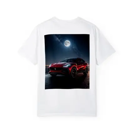 Ferrari Purosangue Red SUV Night Sky