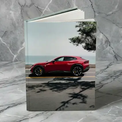 Ferrari Purosangue Red SUV Coastal Road