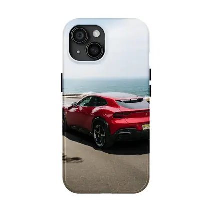Ferrari Purosangue Red SUV Coastal Road