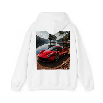 Ferrari 488 GTB Red Lakeside Forest