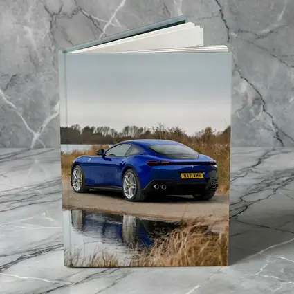 Ferrari Roma Blue Coupe by Lake
