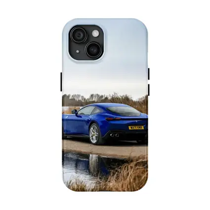 Ferrari Roma Blue Coupe by Lake