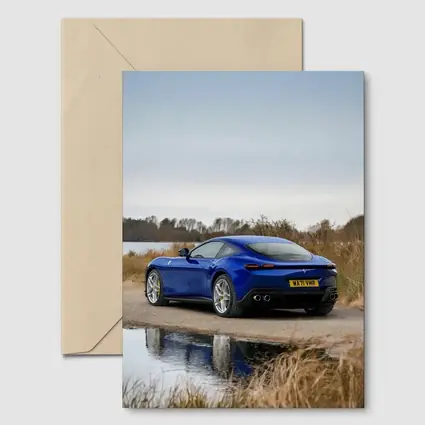 Ferrari Roma Blue Coupe by Lake
