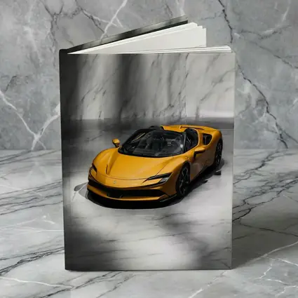 Ferrari SF90 Spider Yellow Marble Studio