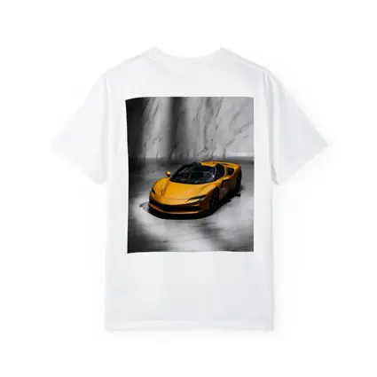 Ferrari SF90 Spider Yellow Marble Studio