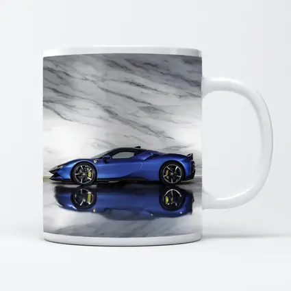 Ferrari SF90 Spider Blue Marble Studio