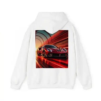 Ferrari SF90 Stradale Red Speed Abstract