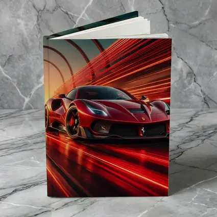 Ferrari SF90 Stradale Red Speed Abstract