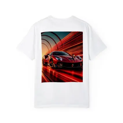 Ferrari SF90 Stradale Red Speed Abstract