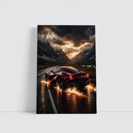 Ferrari SF90 Stradale Burning Mountain Road