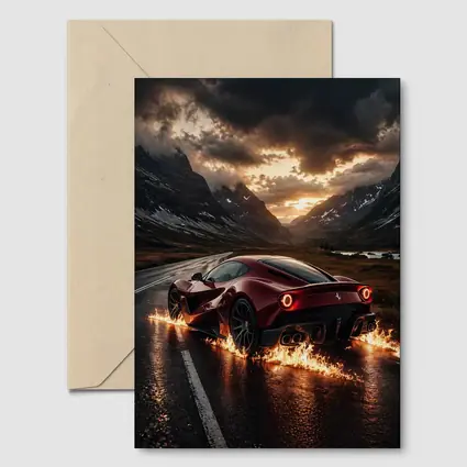 Ferrari SF90 Stradale Burning Mountain Road