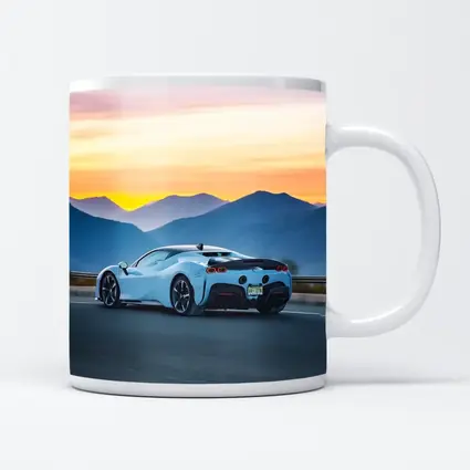 Ferrari SF90 Stradale Mountain Sunset Drive