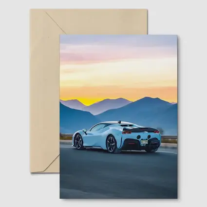 Ferrari SF90 Stradale Mountain Sunset Drive