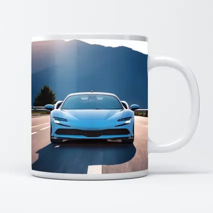 Ferrari SF90 Stradale Blue Mountain Road