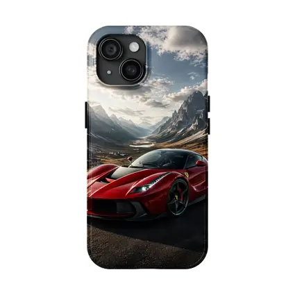 Ferrari LaFerrari Red Supercar Mountain Road