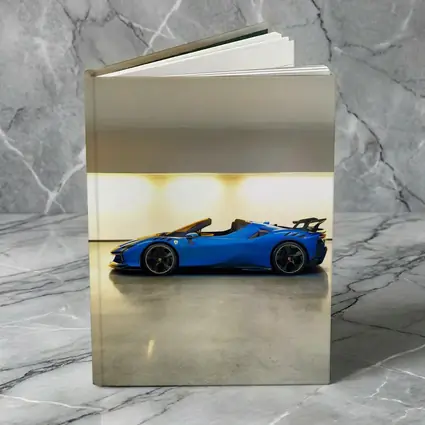 Ferrari SF90 Spider Blue Indoor Garage