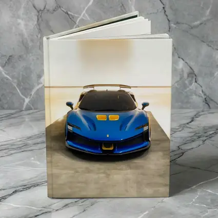 Ferrari SF90 XX Blue Supercar Studio