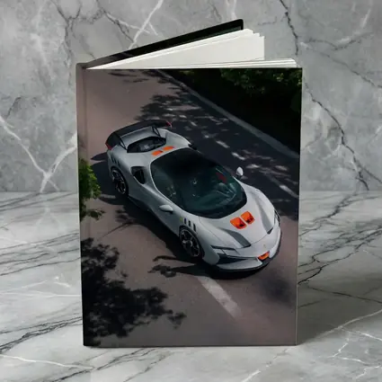 Ferrari SF90 Stradale White Orange Road