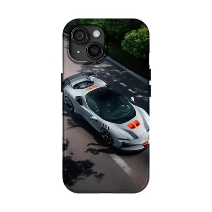 Ferrari SF90 Stradale White Orange Road
