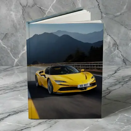 Ferrari SF90 Stradale Yellow Mountain Road