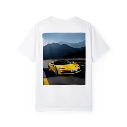 Ferrari SF90 Stradale Yellow Mountain Road
