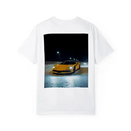 Ferrari SF90 Stradale Yellow Snow Night