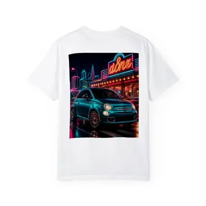 Fiat 500 Neon Diner Night City