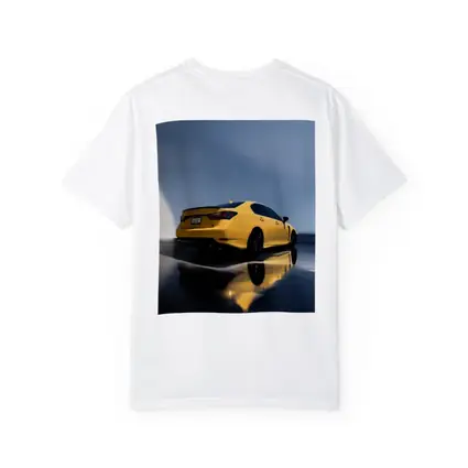 Lexus GS F Yellow Sedan Studio Shot