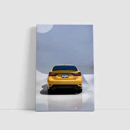 Lexus GS F Flare Yellow Rear Studio