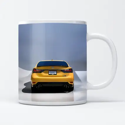 Lexus GS F Flare Yellow Rear Studio