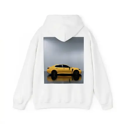 Lexus GS F Yellow Studio Reflective Background