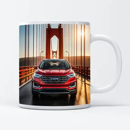 Ford Edge SUV on Golden Gate Bridge