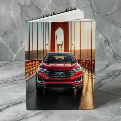 Ford Edge SUV on Golden Gate Bridge