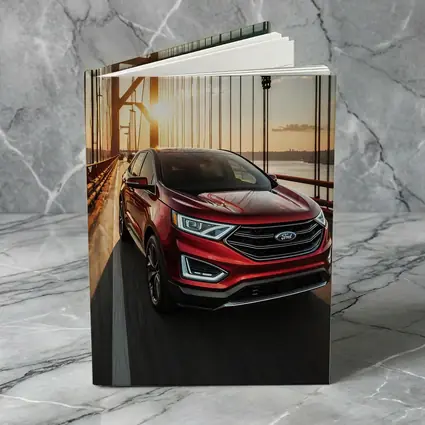 Ford Edge SUV Crossing Sunset Bridge